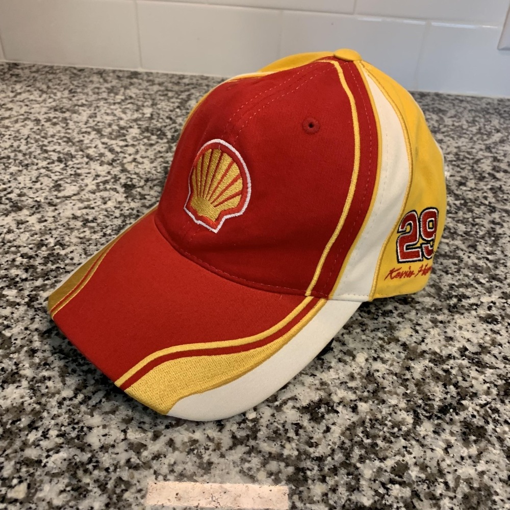 Kevin Harvick 29 Hat Cap Strap Back Mens One Size Red Yellow NASCAR Shell RCR